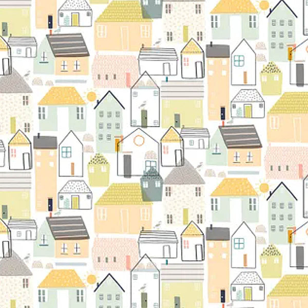 D/COAST -  BEACH HOUSES -  by Devonstone (Australia)- 100% Cotton