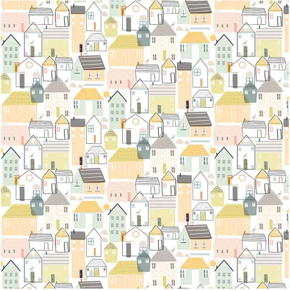 D/COAST -  BEACH HOUSES -  by Devonstone (Australia)- 100% Cotton