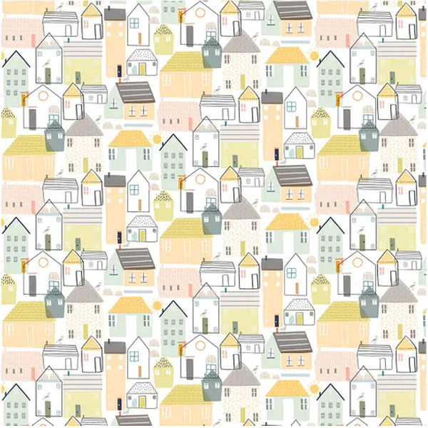 D/COAST -  BEACH HOUSES -  by Devonstone (Australia)- 100% Cotton