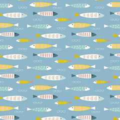 D/COAST -  FISH SCHOOL - by Devonstone (Australia)- 100% Cotton