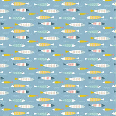 D/COAST -  FISH SCHOOL - by Devonstone (Australia)- 100% Cotton