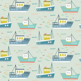 D/COAST -  BOATS -  by Devonstone (Australia)- 100% Cotton