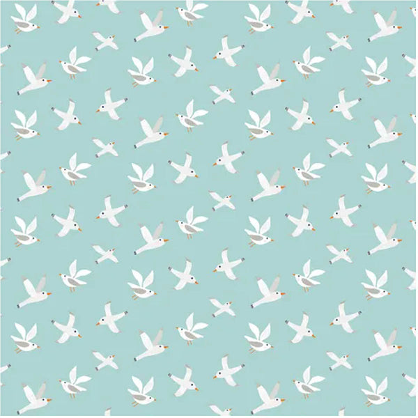 D/COAST -  SEAGULLS -  by Devonstone (Australia)- 100% Cotton