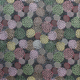 DANCING FLOWERS BLACK by Australian Aboriginal Artist JUNE SMITH