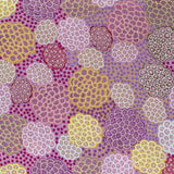 DANCING FLOWERS PINK by Australian Aboriginal Artist JUNE SMITH