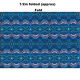 DESERT FLORA BLUE by Aboriginal Artist Roseanne Ellis