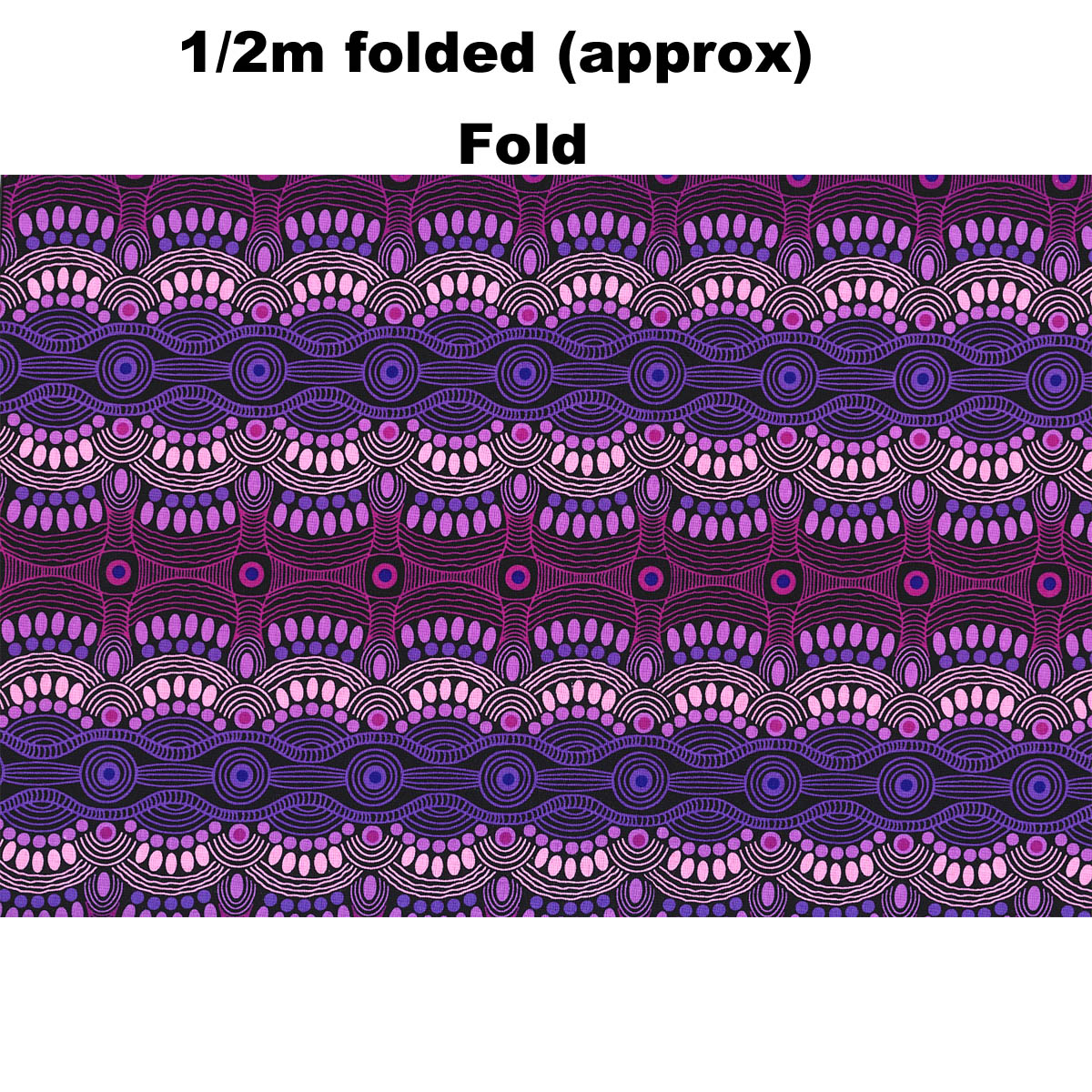 DESERT FLORA PURPLE by Aboriginal Artist Roseanne Ellis