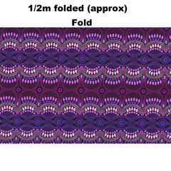 DESERT FLORA PURPLE by Aboriginal Artist Roseanne Ellis