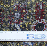 DREAMTIME KNOWLEDGE BLUE by Aboriginal Artist TREPHINA SULTAN