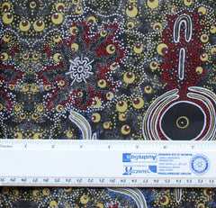 DREAMTIME KNOWLEDGE BLUE by Aboriginal Artist TREPHINA SULTAN