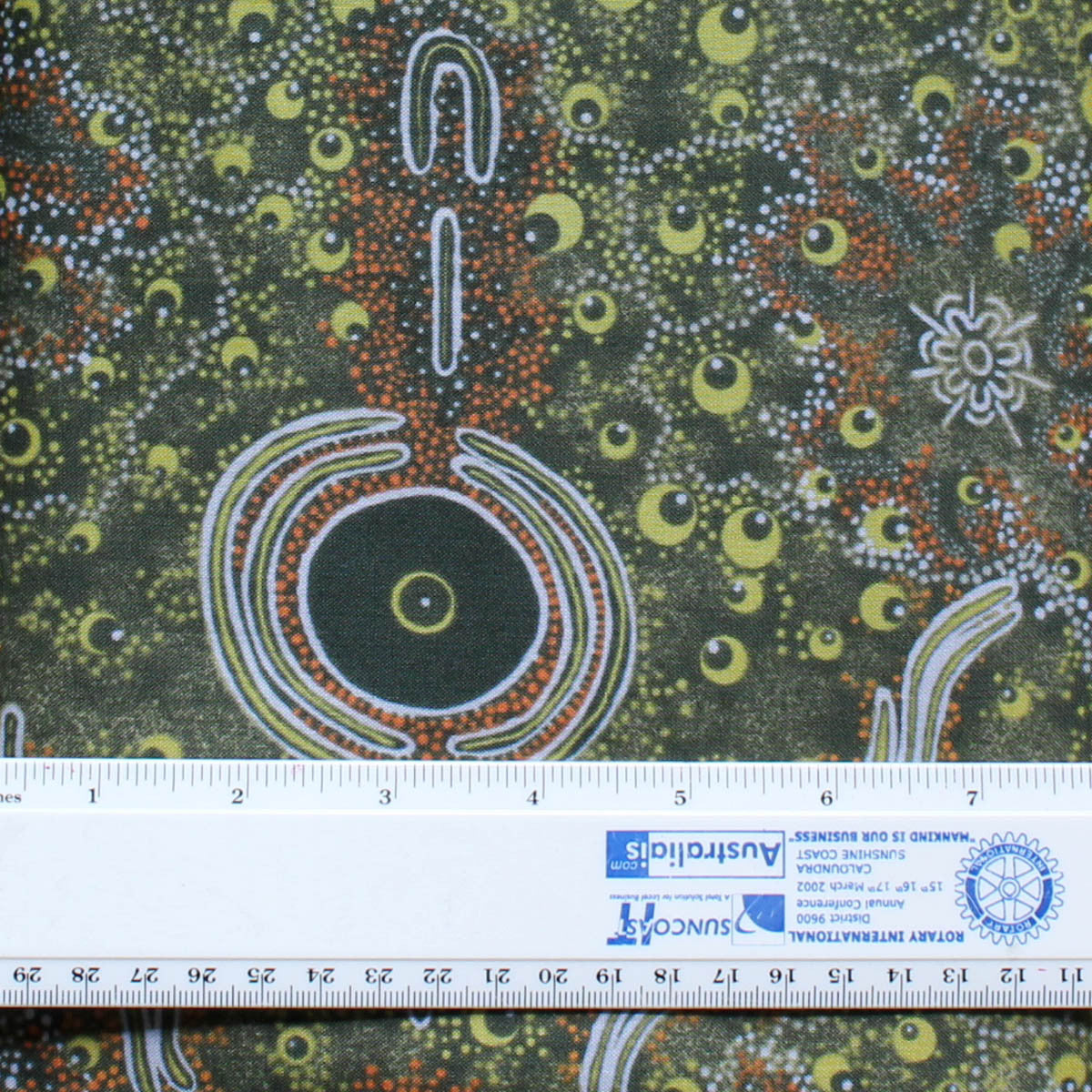 DREAMTIME KNOWLEDGE GREEN by Aboriginal Artist TREPHINA SULTAN