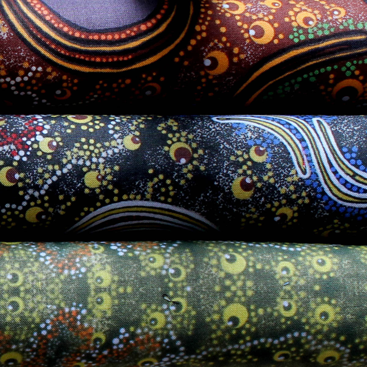 DREAMTIME KNOWLEDGE BLUE by Aboriginal Artist TREPHINA SULTAN