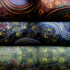 DREAMTIME KNOWLEDGE GREEN by Aboriginal Artist TREPHINA SULTAN