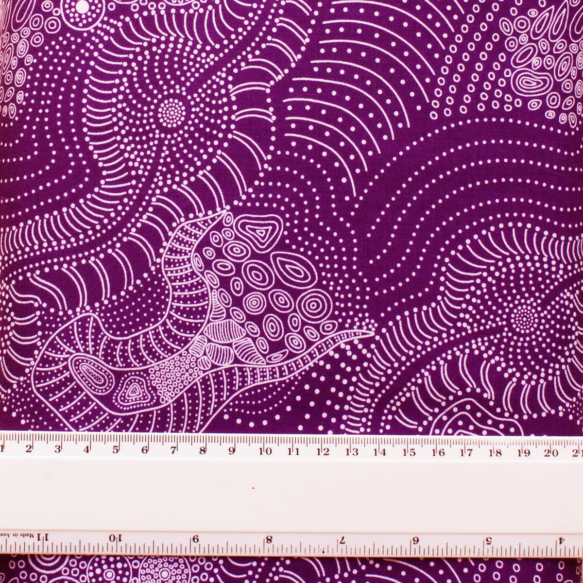 DREAMTIME RIVERBED PURPLE by Aboriginal Artist Anna Pitjara