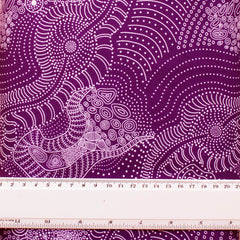 DREAMTIME RIVERBED PURPLE by Aboriginal Artist Anna Pitjara