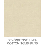 D/L Devonstone Linen Solids 55% Linen 45% Cotton - #4105 SAND