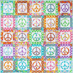 PEACE QUILT TEMPLATE - by Australian Designer Emma Jean Jansen