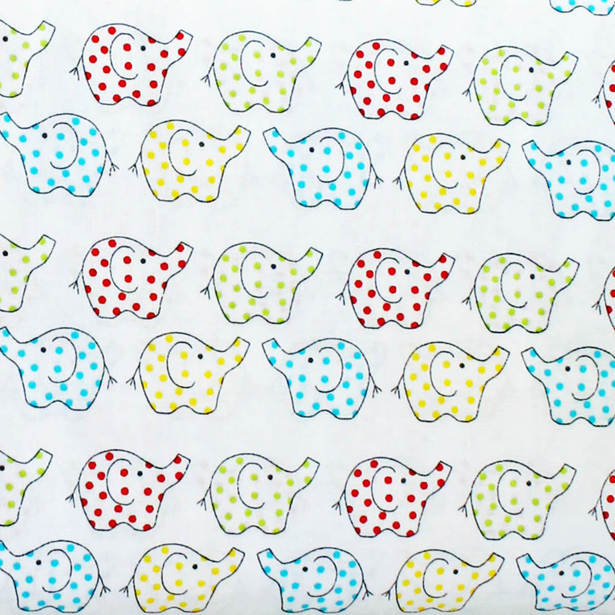 EB/BC ELEPHANTS WHITE - Backyard Circus