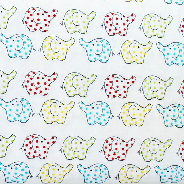 EB/BC ELEPHANTS WHITE - Backyard Circus