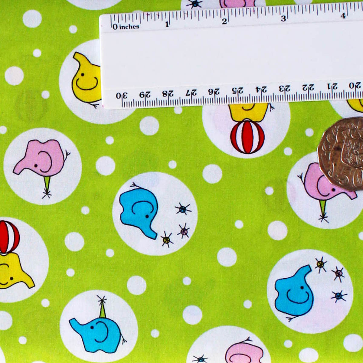 EB/BC PHANTY (ELEPHANT) BUBBLES GREEN - Backyard Circus