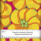 KF/ ELEPHANT FLOWERS YELLOW- Kaffe Fassett