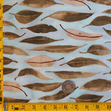 EUCALYPTUS LEAVES OLIVE by Australian Aboriginal Artist NATALIE RYAN