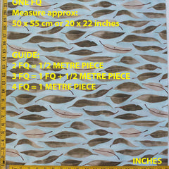 EUCALYPTUS LEAVES OLIVE by Australian Aboriginal Artist NATALIE RYAN