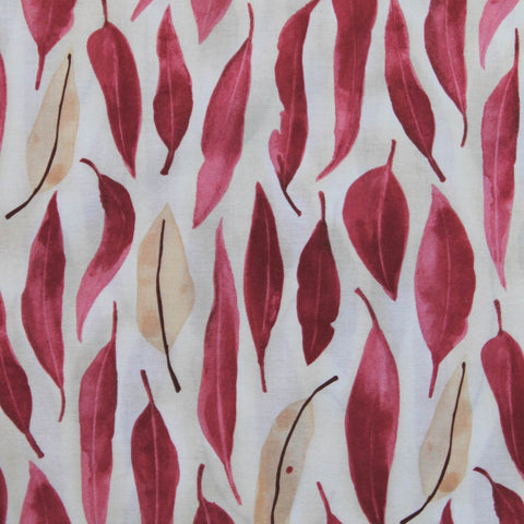 EUCALYPTUS LEAVES RED by Australian Aboriginal Artist NATALIE RYAN