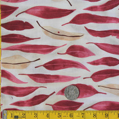 EUCALYPTUS LEAVES RED by Australian Aboriginal Artist NATALIE RYAN