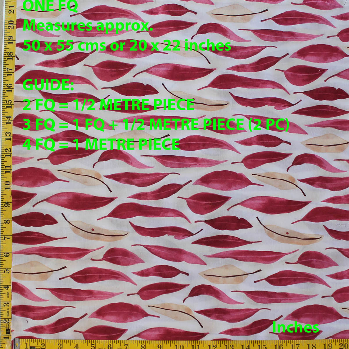 EUCALYPTUS LEAVES RED by Australian Aboriginal Artist NATALIE RYAN