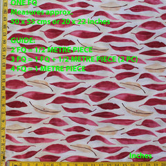 EUCALYPTUS LEAVES RED by Australian Aboriginal Artist NATALIE RYAN