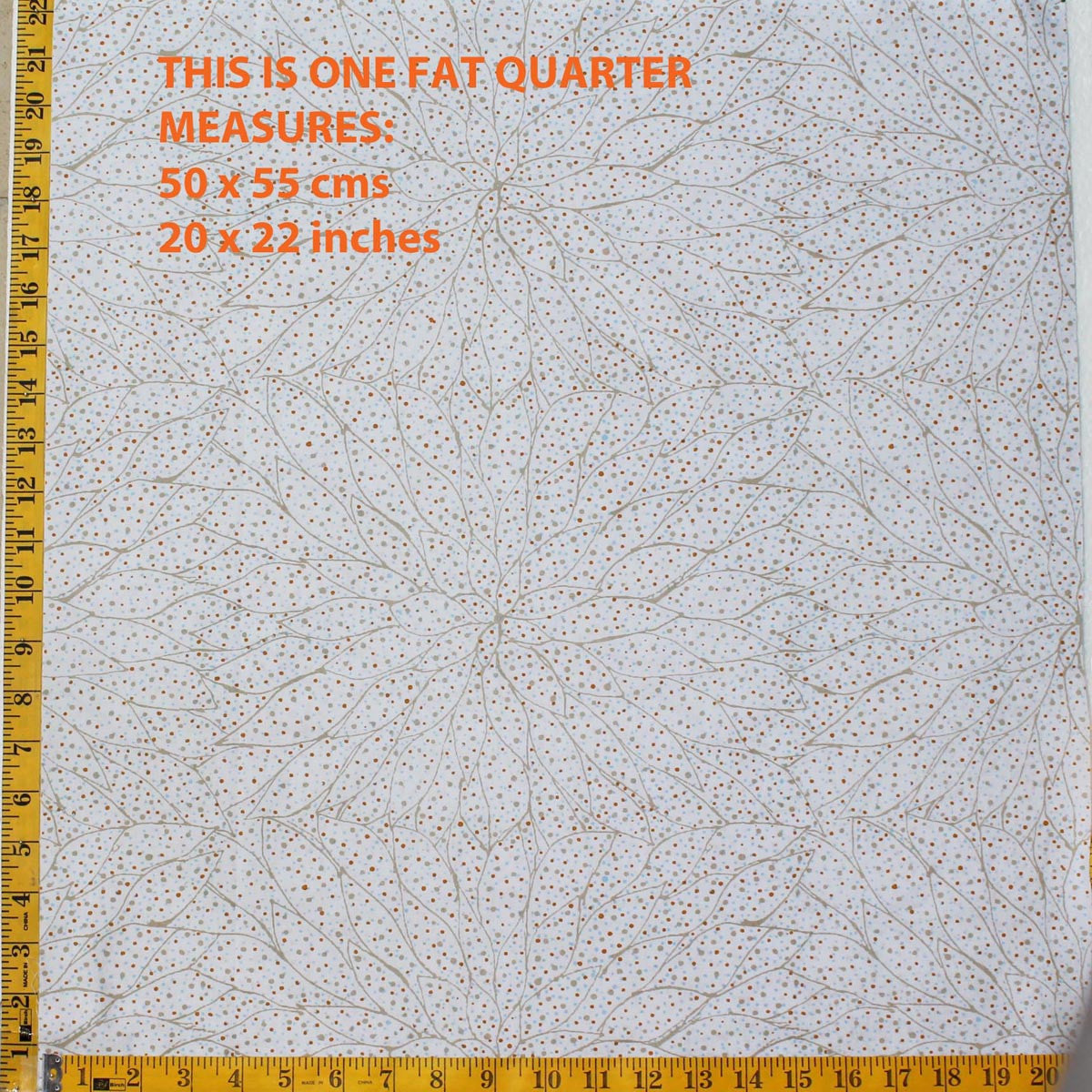 FALLEN SEEDS ECRU by Australian Aboriginal Artist GRACIE MORTON