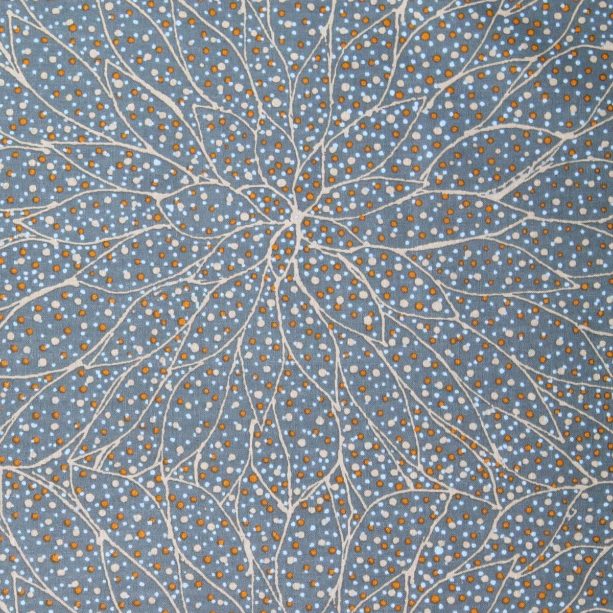 FALLEN SEEDS GREY by Australian Aboriginal Artist GRACIE MORTON