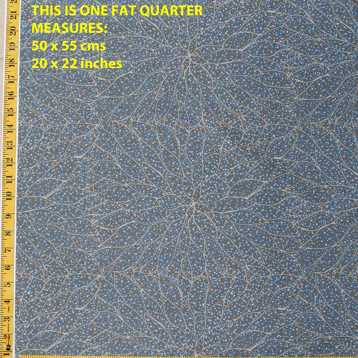 FALLEN SEEDS GREY by Australian Aboriginal Artist GRACIE MORTON