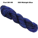 FIORI Hand Dyed 8ply/DK 100% Australian Extra Fine Merino 100g/215m CHOOSE COLOUR