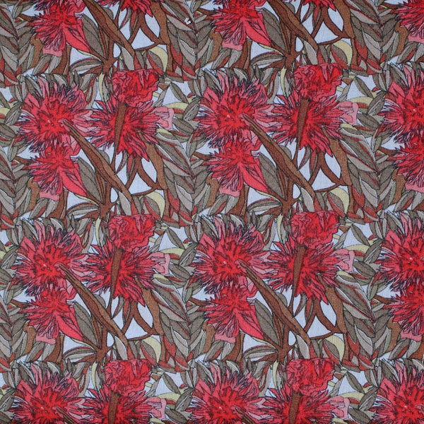 FLOWERING GUM RED CLAY by Aboriginal Artist ADAM CAMILLERI