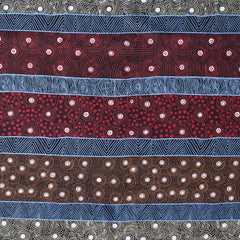 FOUR SEASONS RED by Aboriginal Artist MARIE ELLIS