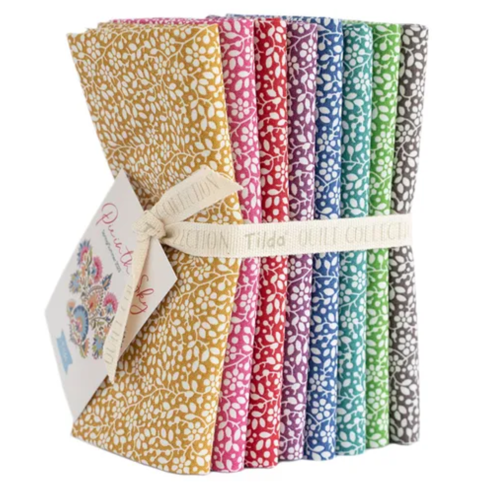 Tilda PIE IN THE SKY/CLOUDPIE BASICS - FQ Bundle of 8 FQ - # 300152
