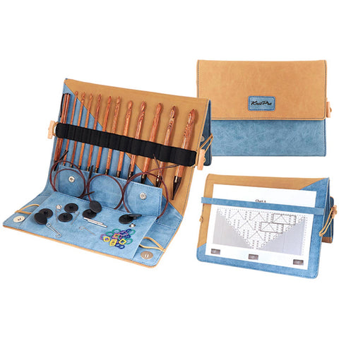 KnitPro (31286) GINGER DELUXE IC AFGHAN CROCHET HOOK SET & Accessories