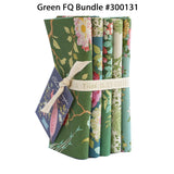 Tilda CHIC ESCAPE -  FQ Bundle Green - # 300131 - 5 FQ's