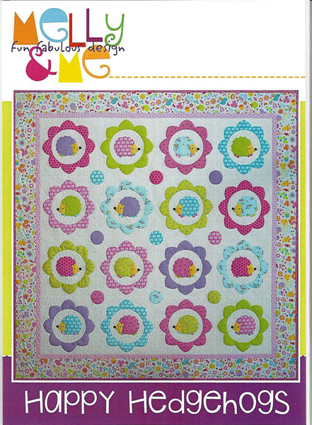 HAPPY HEDGEHOGS QUILT  - Quilt Pattern  - by Australian Designers Melly & Me