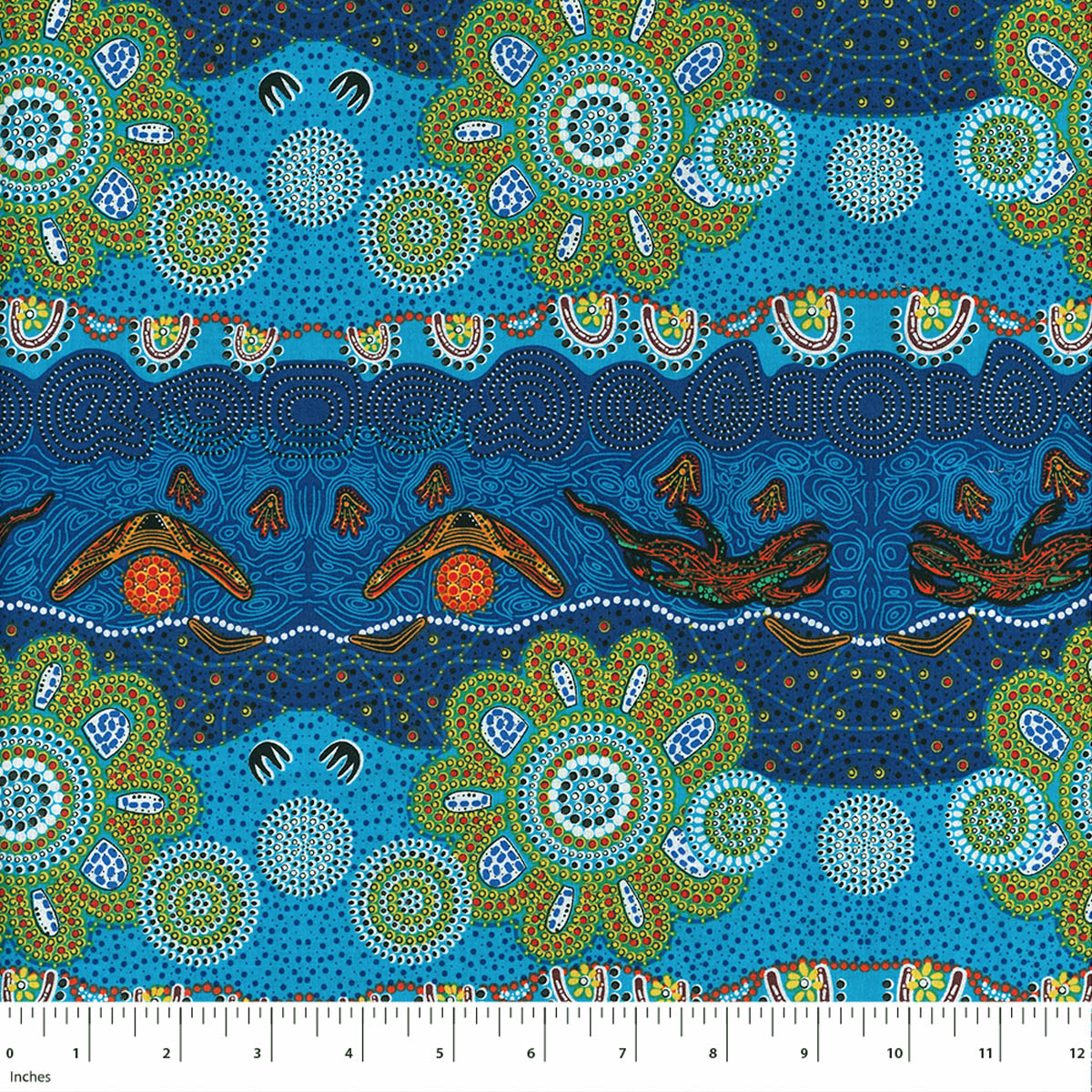 HOME COUNTRY BLUE by Aboriginal Artist TAMARA MURRAY MAY