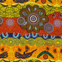 HOME COUNTRY GOLD by Aboriginal Artist TAMARA MURRAY MAY