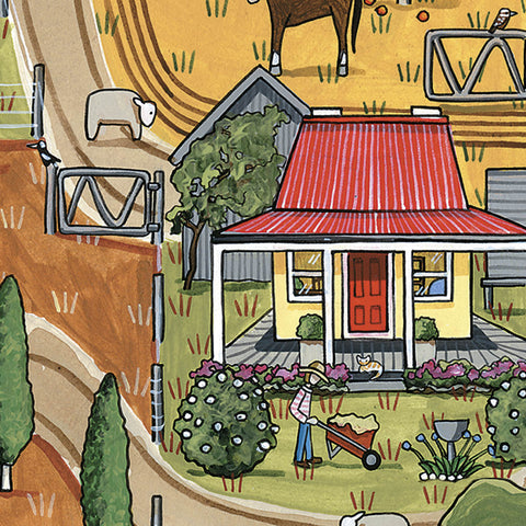 D/RT ANYWHERE IS PARADISE - Wide Backing 274cm (108