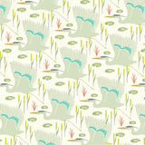 A/ Flora & Fauna HERONS LIGHT GREEN/GREY