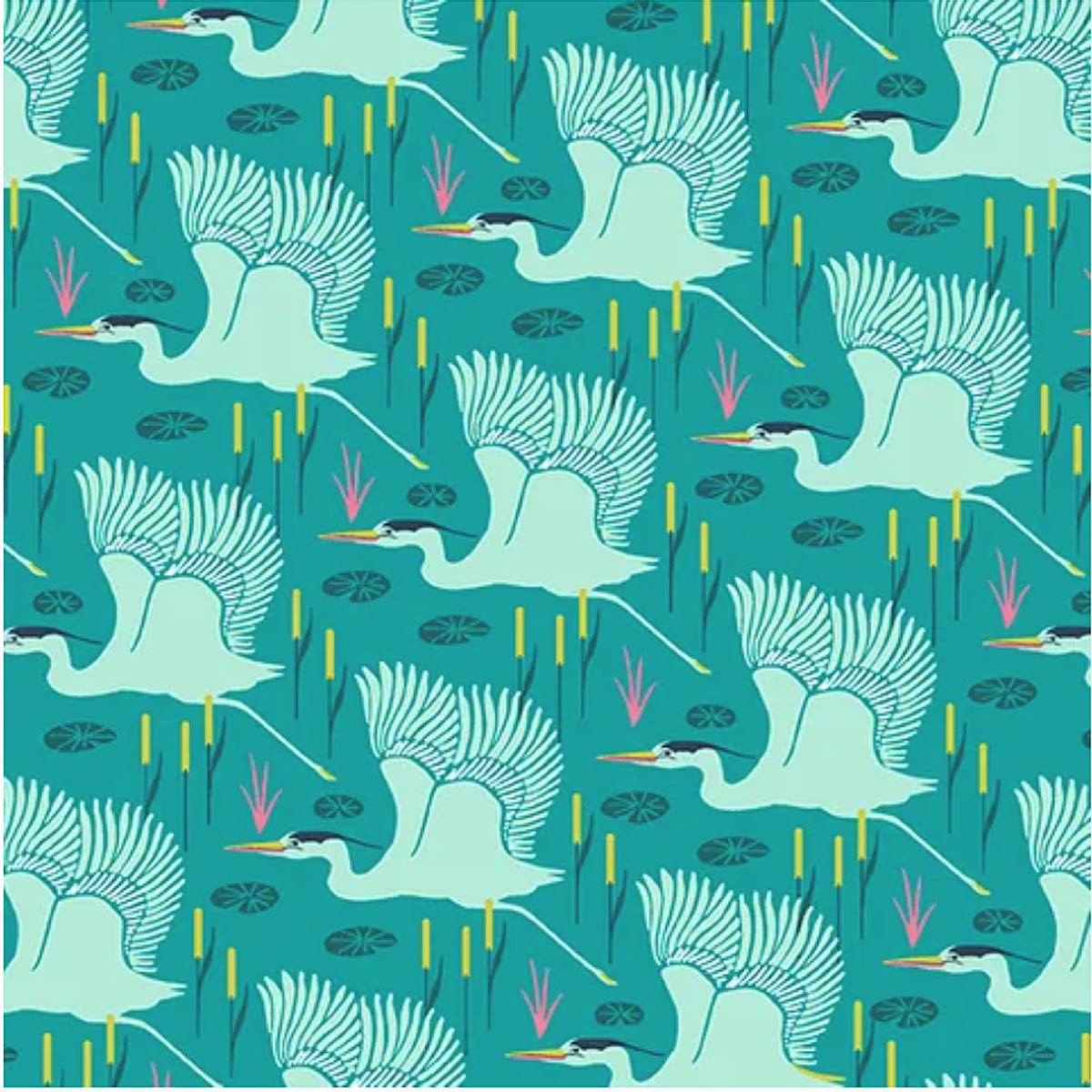 A/ Flora & Fauna HERONS TEAL