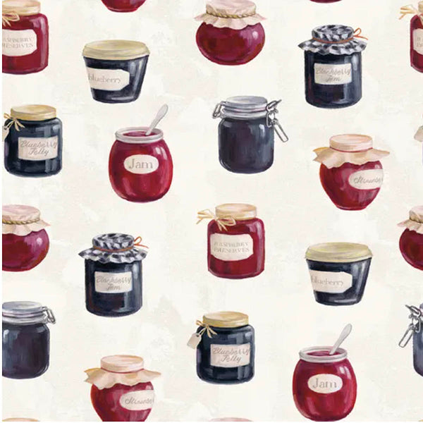 PB/ Homemade Happiness 100% Cotton - Jam Jars