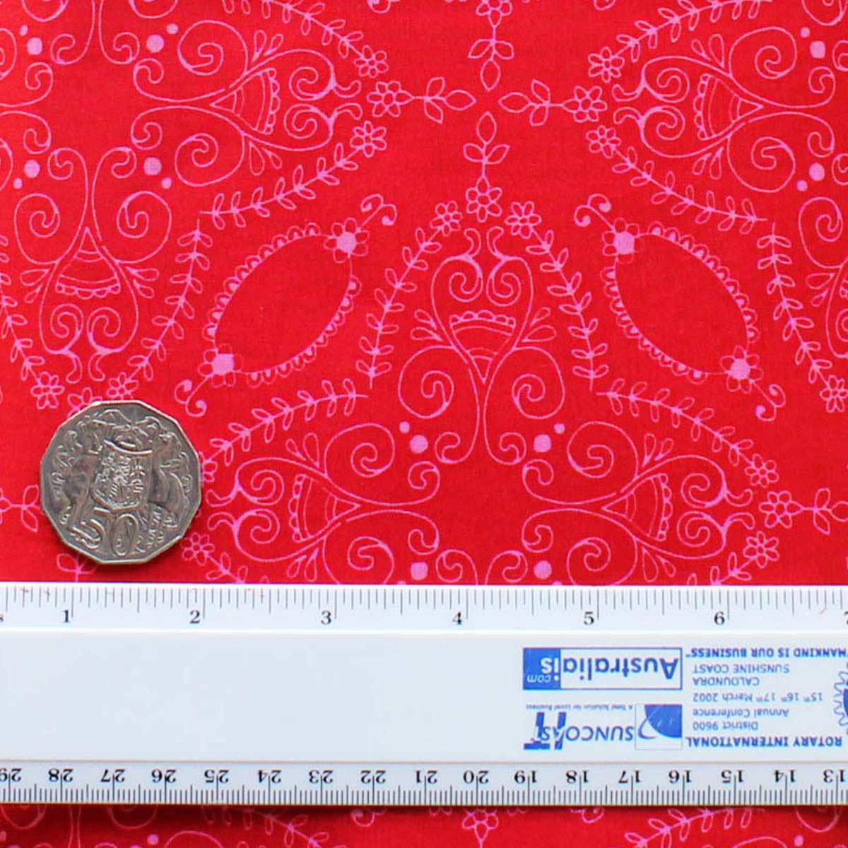 EB/FC LACE Red/Rasberry - Flower Child Collection by Rosalie Quinlan