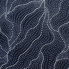 LAND OF UTOPIA BLACK by Aboriginal Artist Anna Pitjara