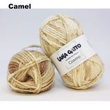 LANA GATTO - COSMO -  100% Wool 50g Ball  14 Ply/Super Chunky/Super Bulky CHOOSE COLOUR